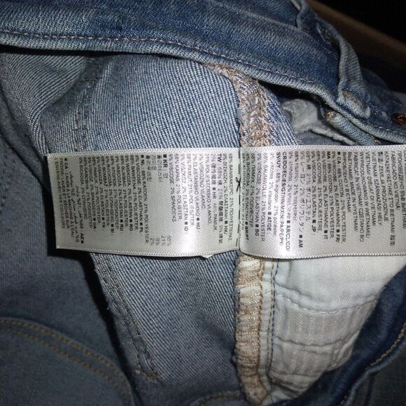 Gap Women's Blue Favorite Jeggings Light Wash Regular Fit Size 0/25 - Picture 6 of 11